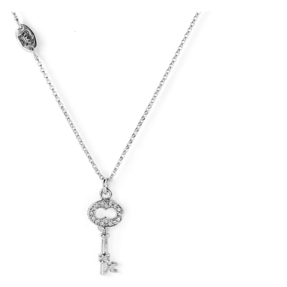 ✨Juicy Couture Silver Wish Key Necklace